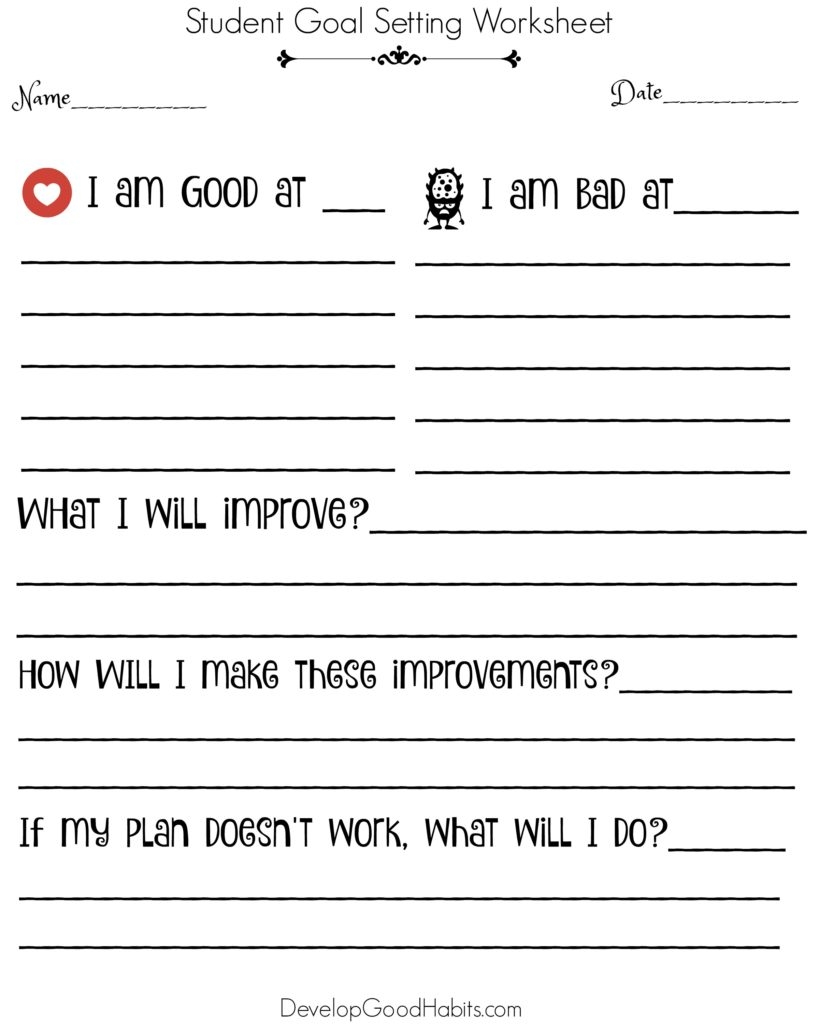 5 SMART Goal Setting Worksheets Templates 2024 Update Develop Good Habits