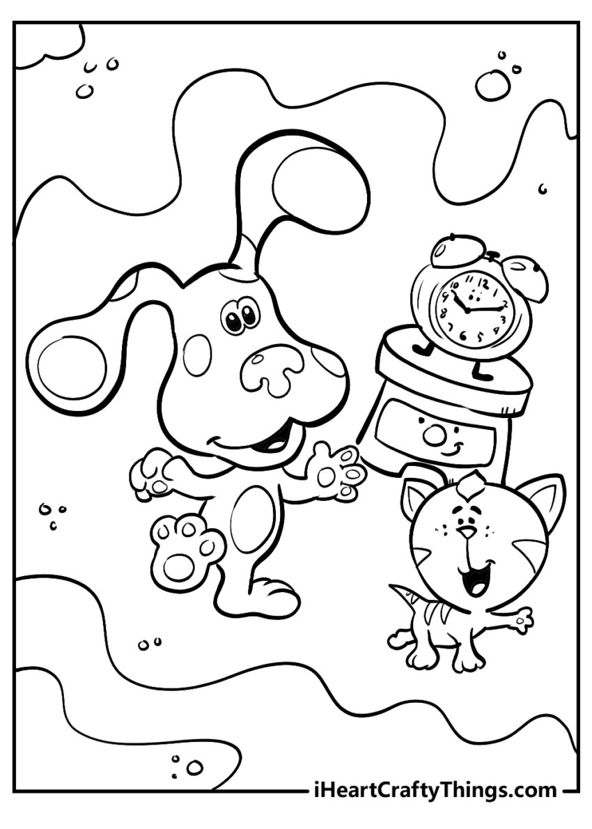 50 Blue s Clues Coloring Pages 100 Free Printable PDFs