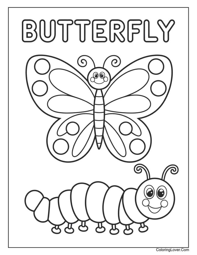 54 Butterfly Coloring Pages Free Printables For All Ages 