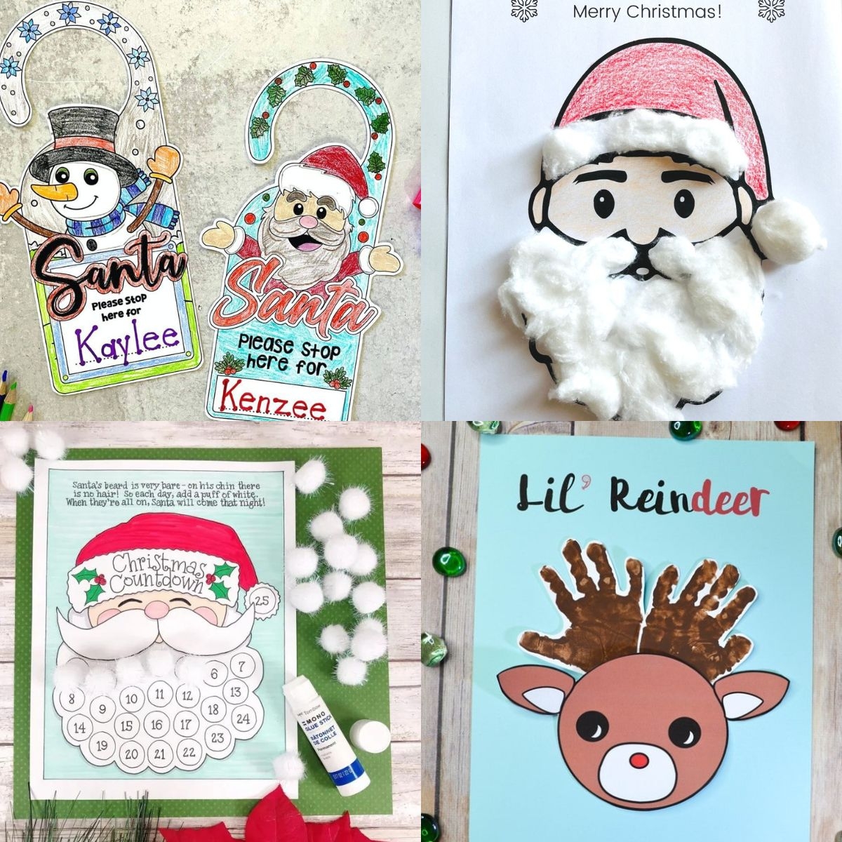 Preschool Christmas Printable Activities