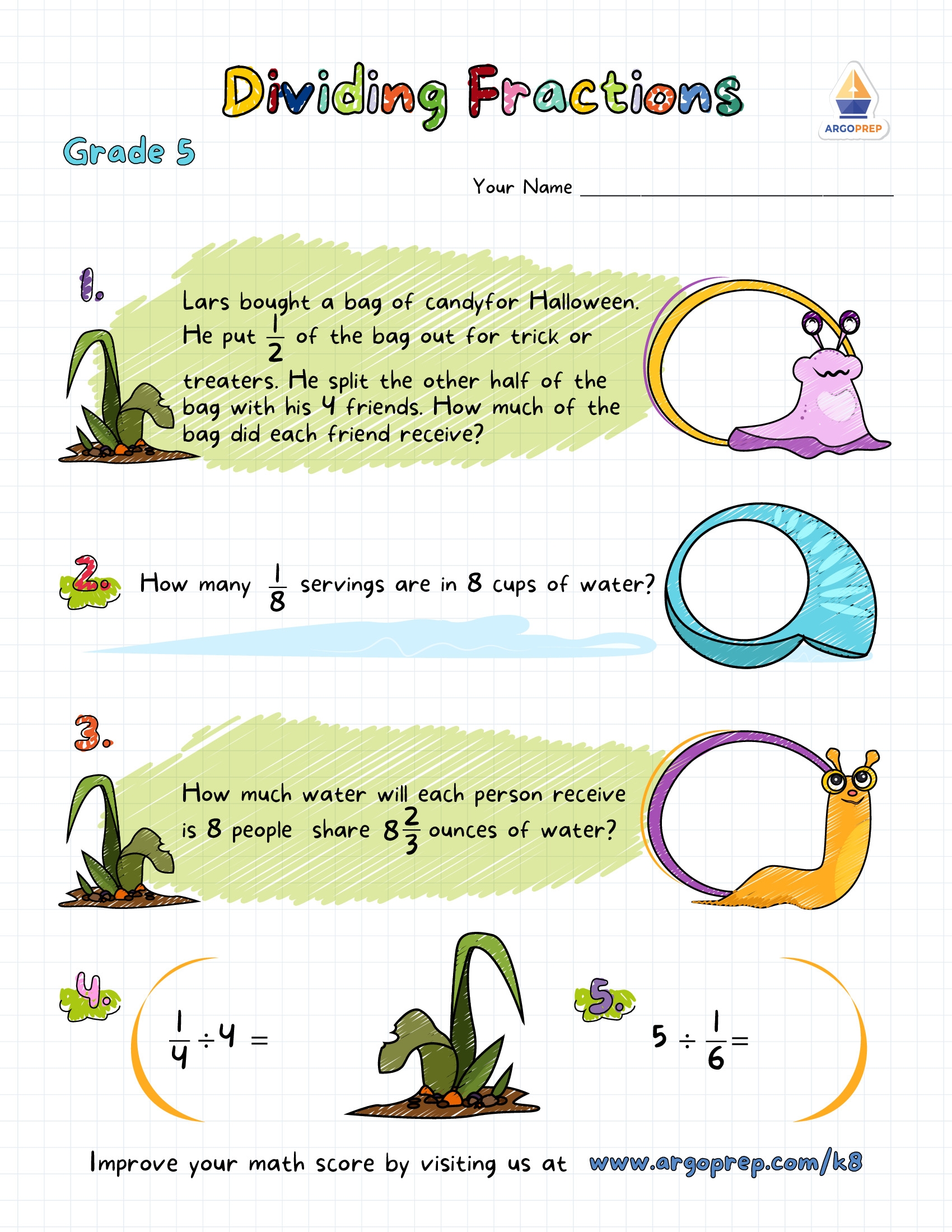 5th Grade Dividing Fractions Dividing Fractions Worksheets For Free ArgoPrep