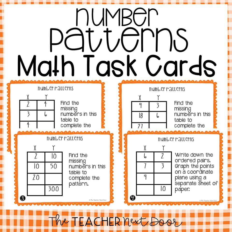 5th Grade Number Patterns Task Cards Number Patterns Center Worksheets Library 5th Grade Number Patterns Task Cards Number Patterns Center Worksheets Library