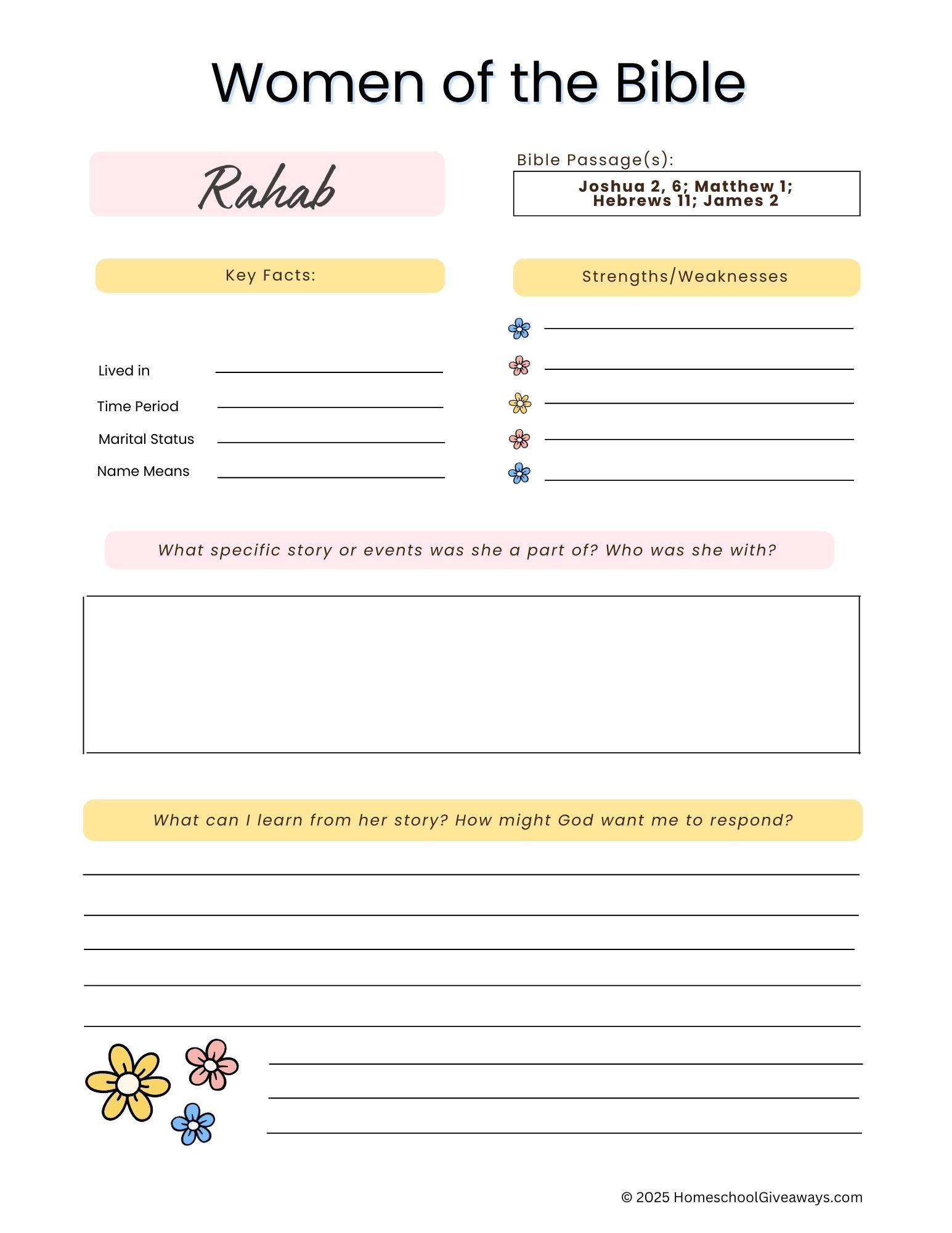 Free Printable Bible Lessons Worksheets