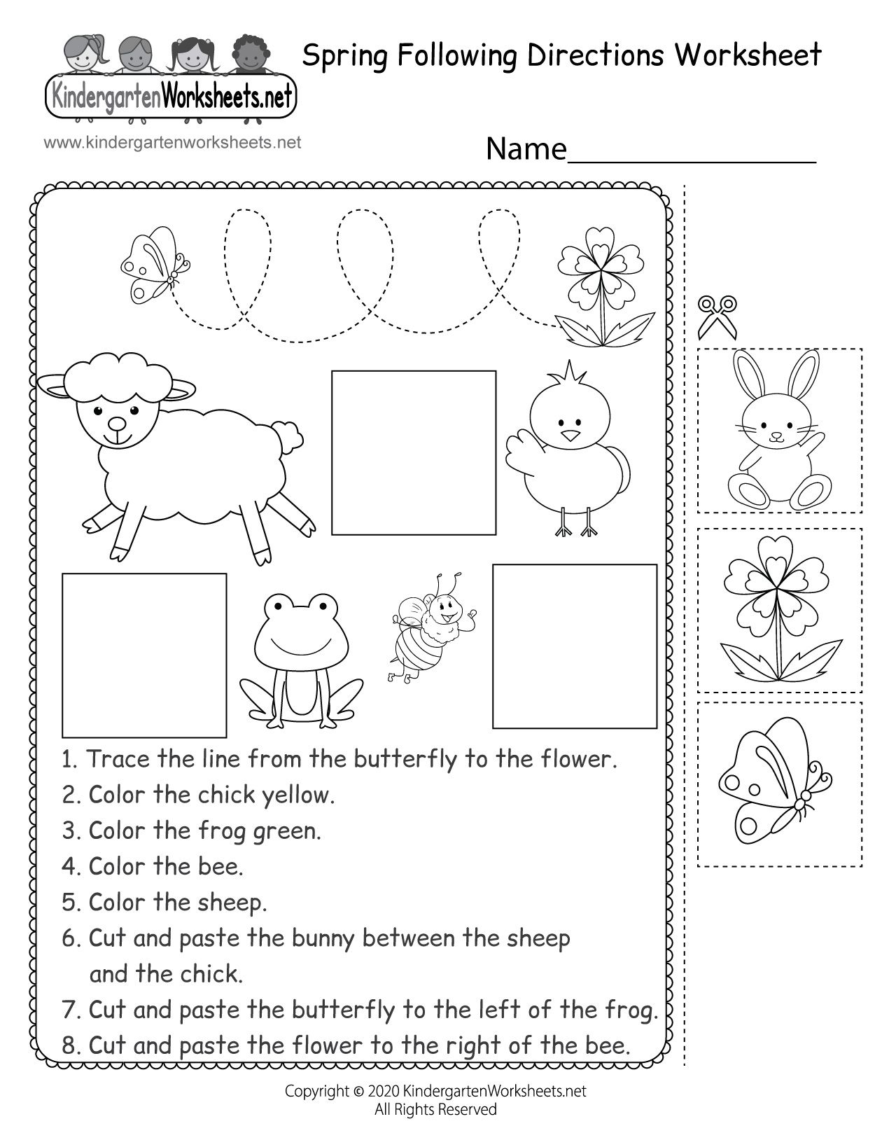Free Printable Spring Worksheets