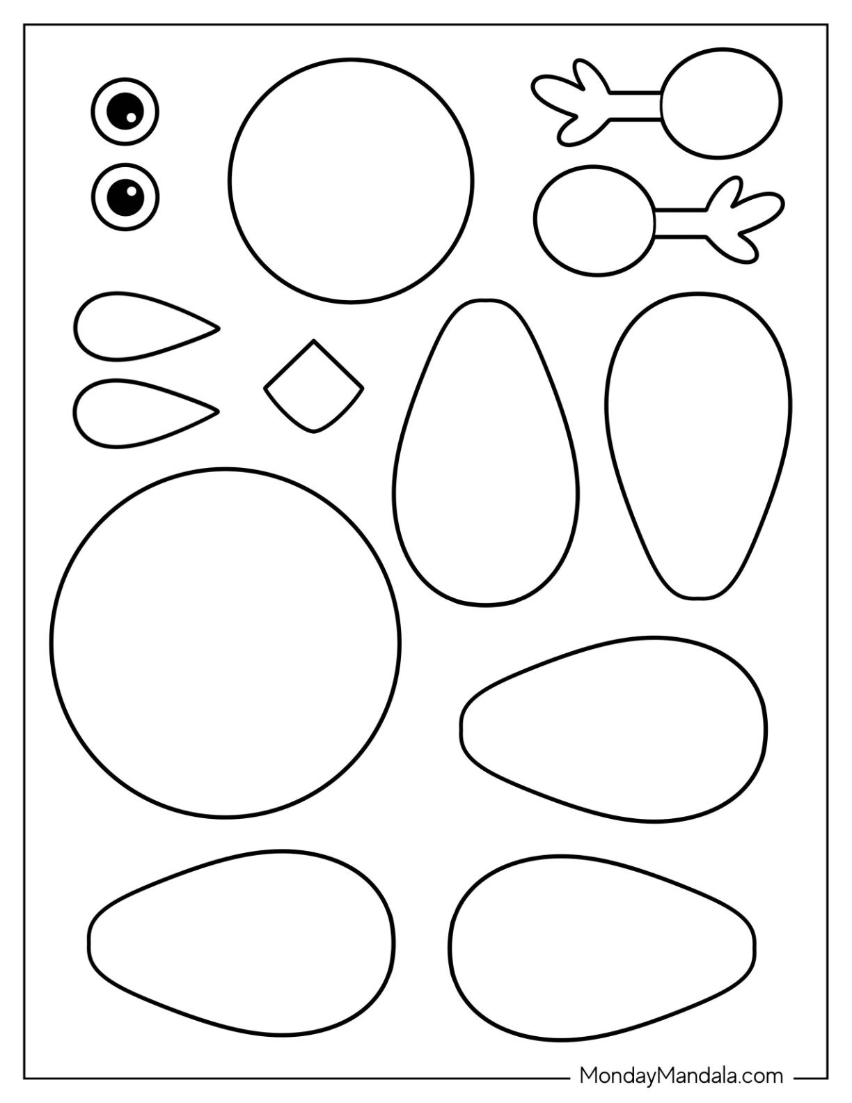 62 Turkey Templates Free PDF Printables 