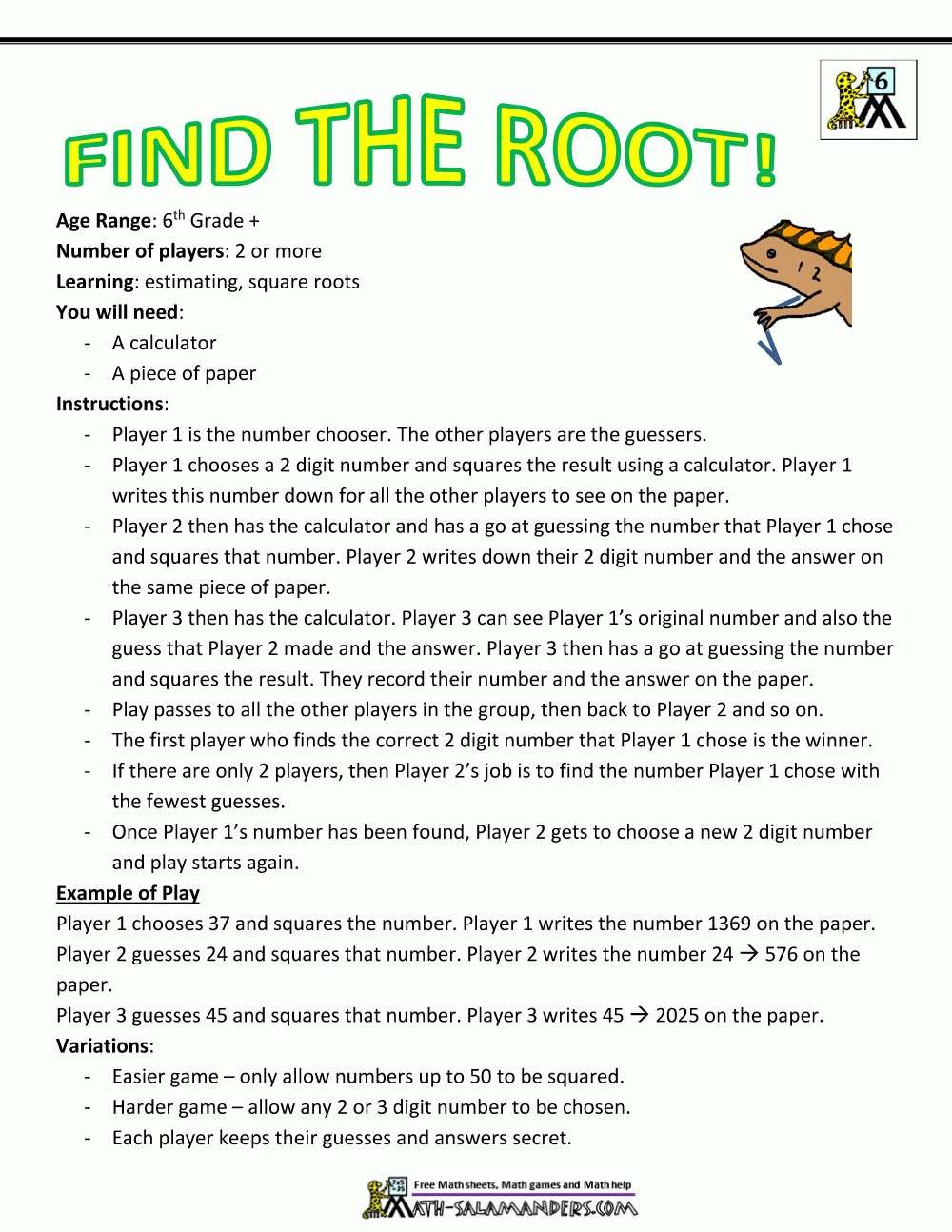 6th Grade Math Games 6th Grade Math Games