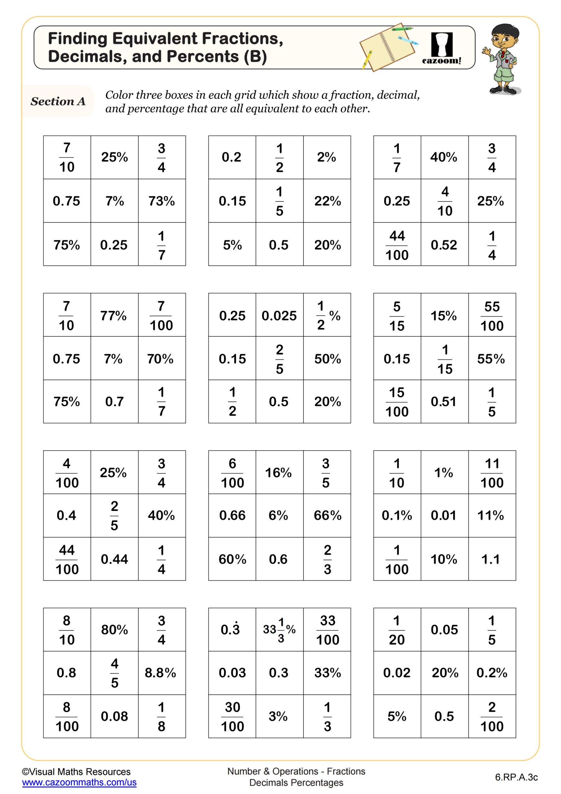 6th Grade Math Worksheets Printable PDF Worksheets 6th Grade Math Worksheets Printable PDF Worksheets