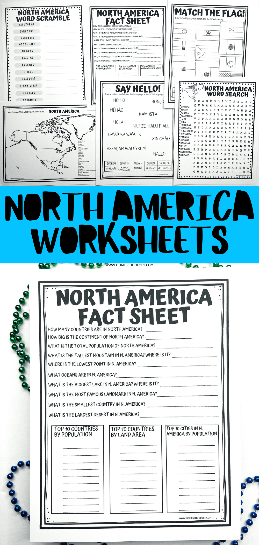 7 North America Worksheets Free Geography Printables 7 North America Worksheets Free Geography Printables
