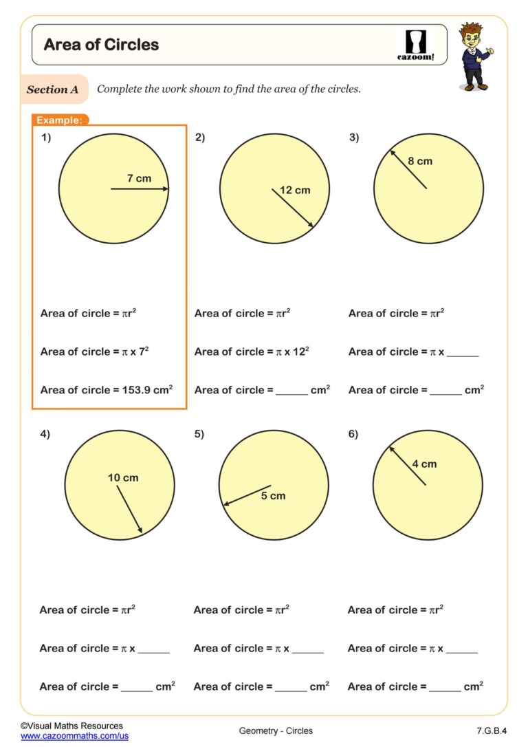 7th Grade Math Worksheets PDF Printable Worksheets