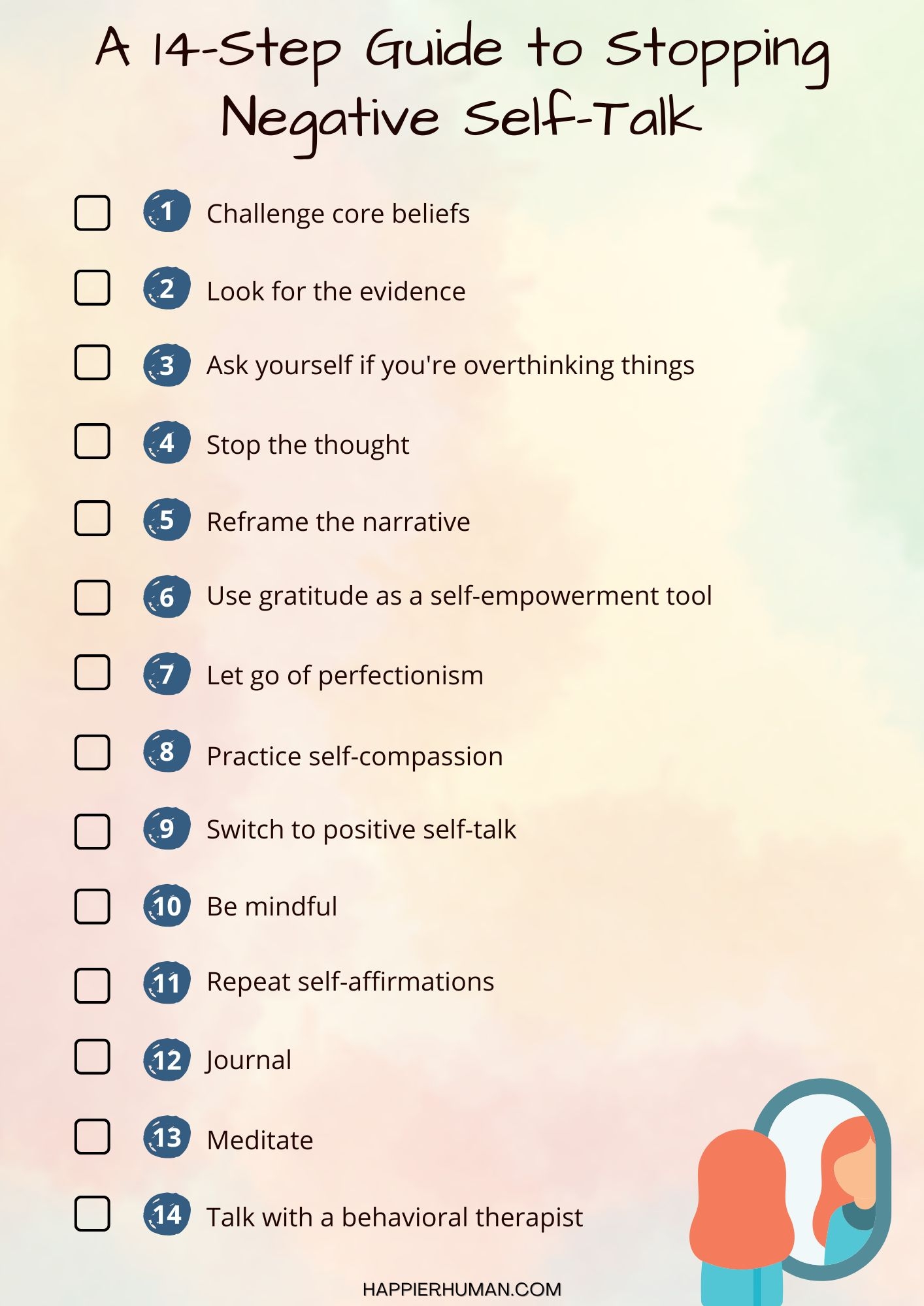 8 Printable Negative Self Talk Worksheets For 2024 Happier Human 8 Printable Negative Self Talk Worksheets For 2024 Happier Human