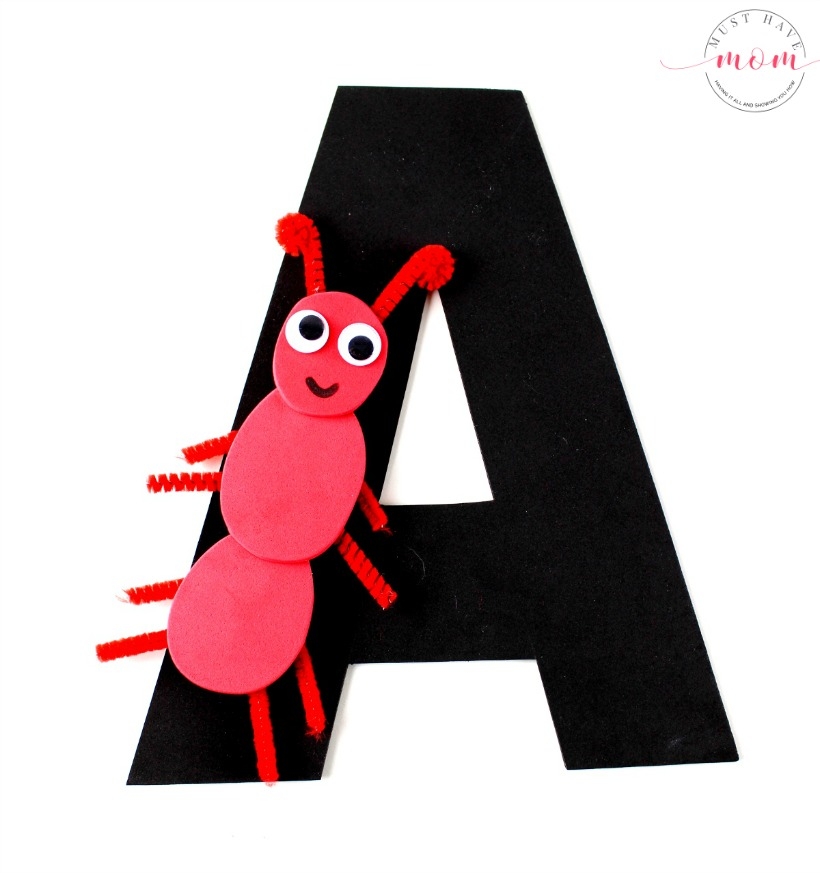 A Is For Ant Alphabet Letter Craft Free Printables Must Have Mom A Is For Ant Alphabet Letter Craft Free Printables Must Have Mom
