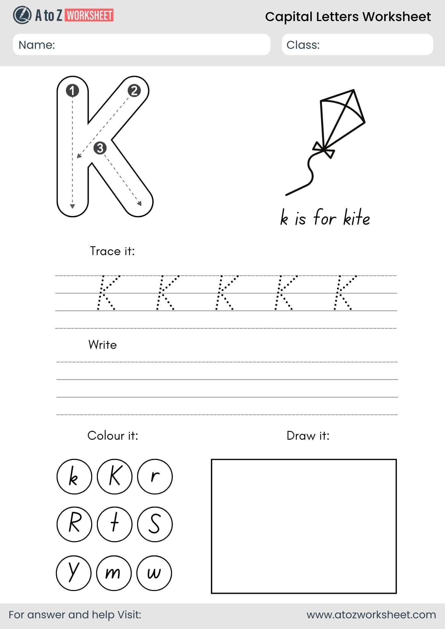 Free Printable Worksheets Capital Letters Free Printable Worksheets Capital Letters