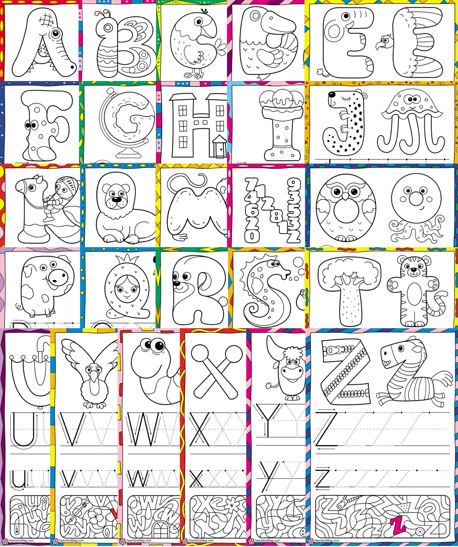 A Z Letter Tracing Worksheets BuyLapbook