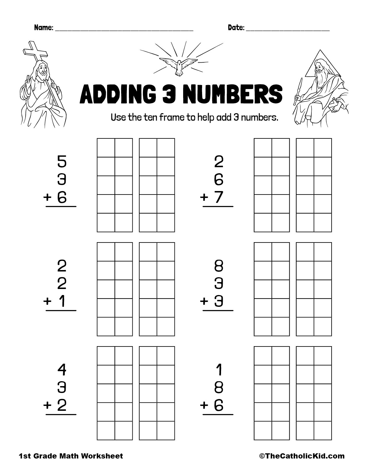 Adding 3 Numbers TheCatholicKid Adding 3 Numbers TheCatholicKid