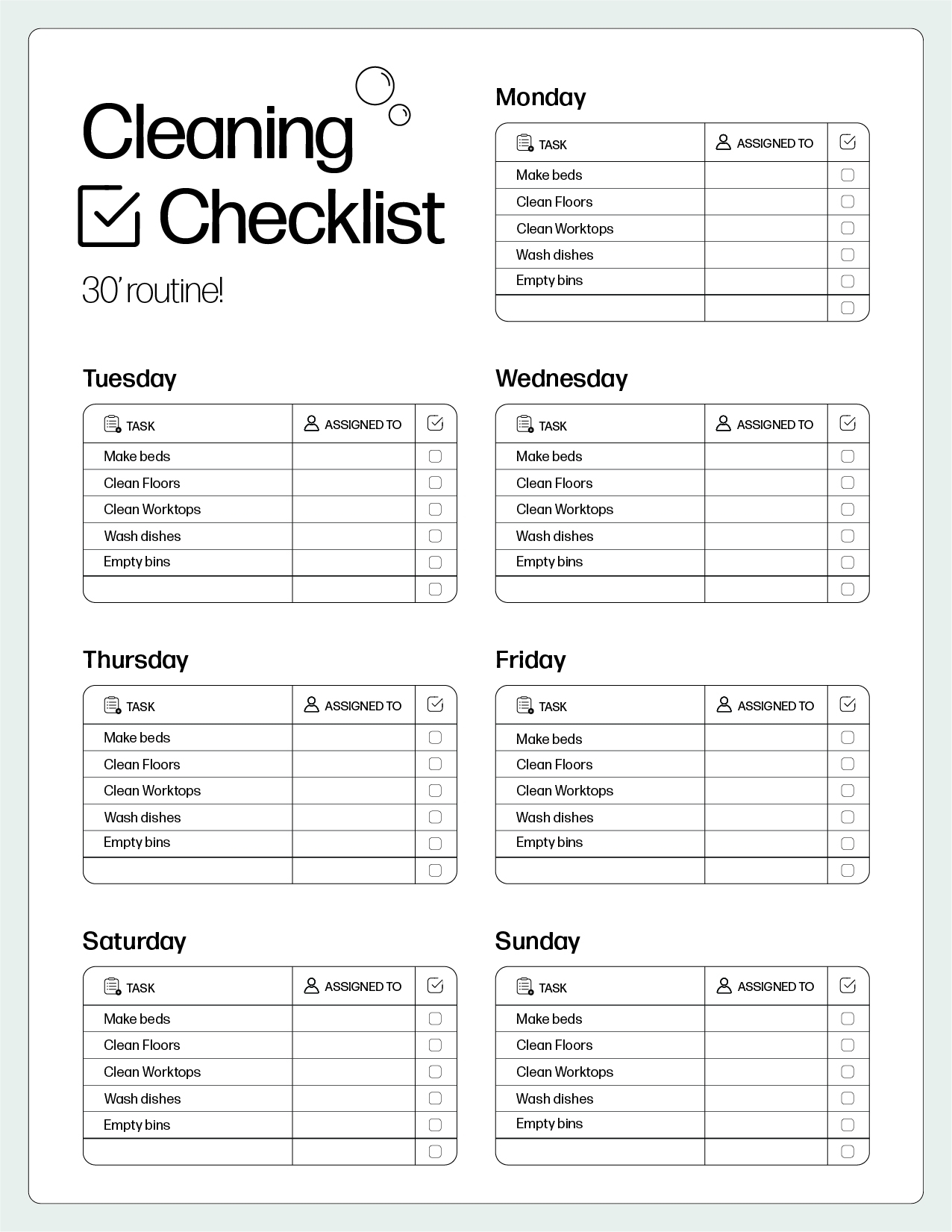 Advent Calendar Cleaning Schedule Printables Free Coloring Pages Learning Worksheets HP Official Site