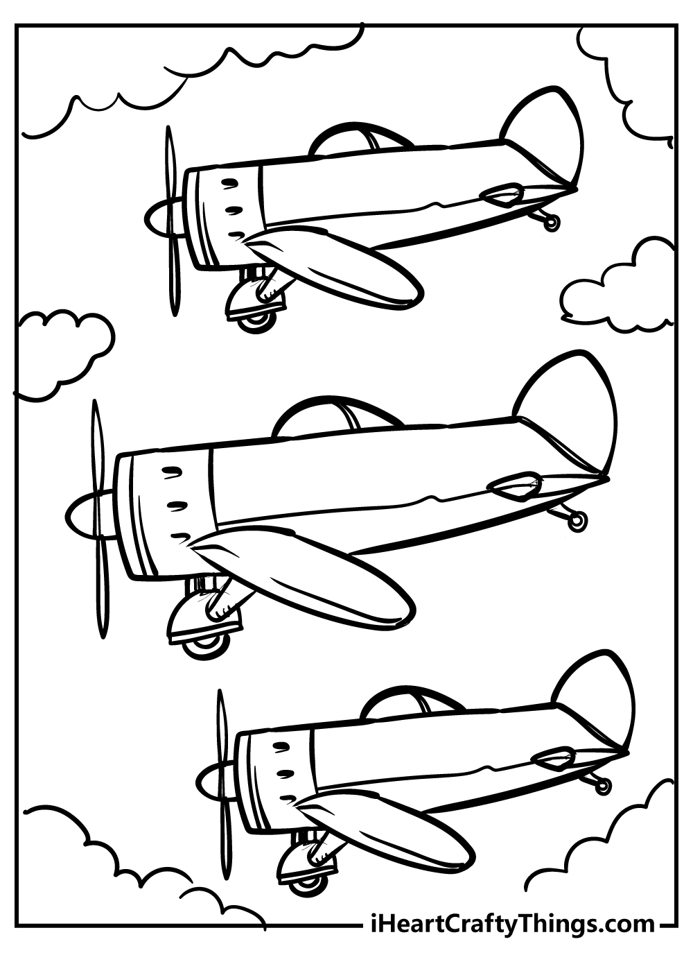 Airplane Coloring Pages 100 Free Printables Airplane Coloring Pages 100 Free Printables