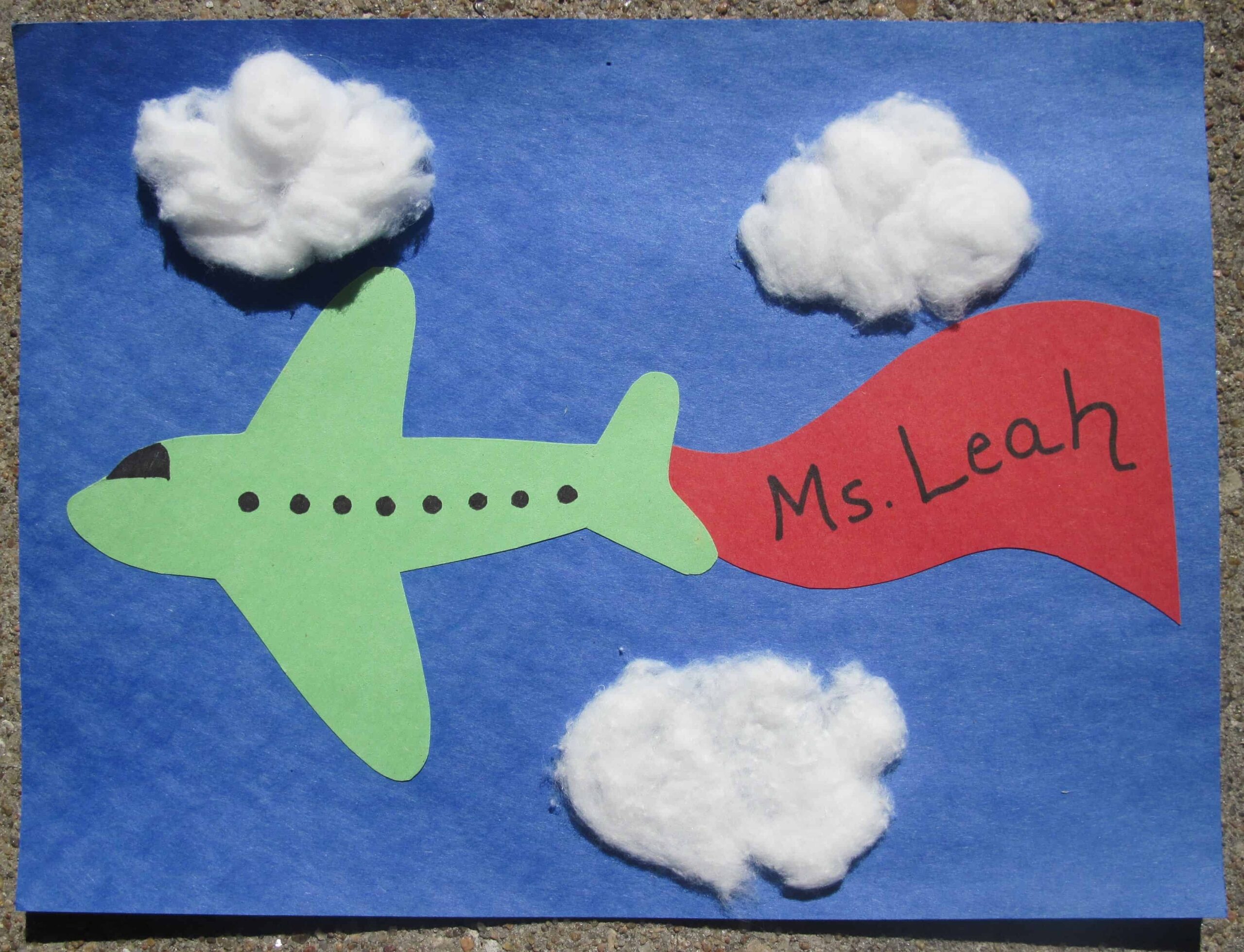 Printable Airplane Craft Preschool
