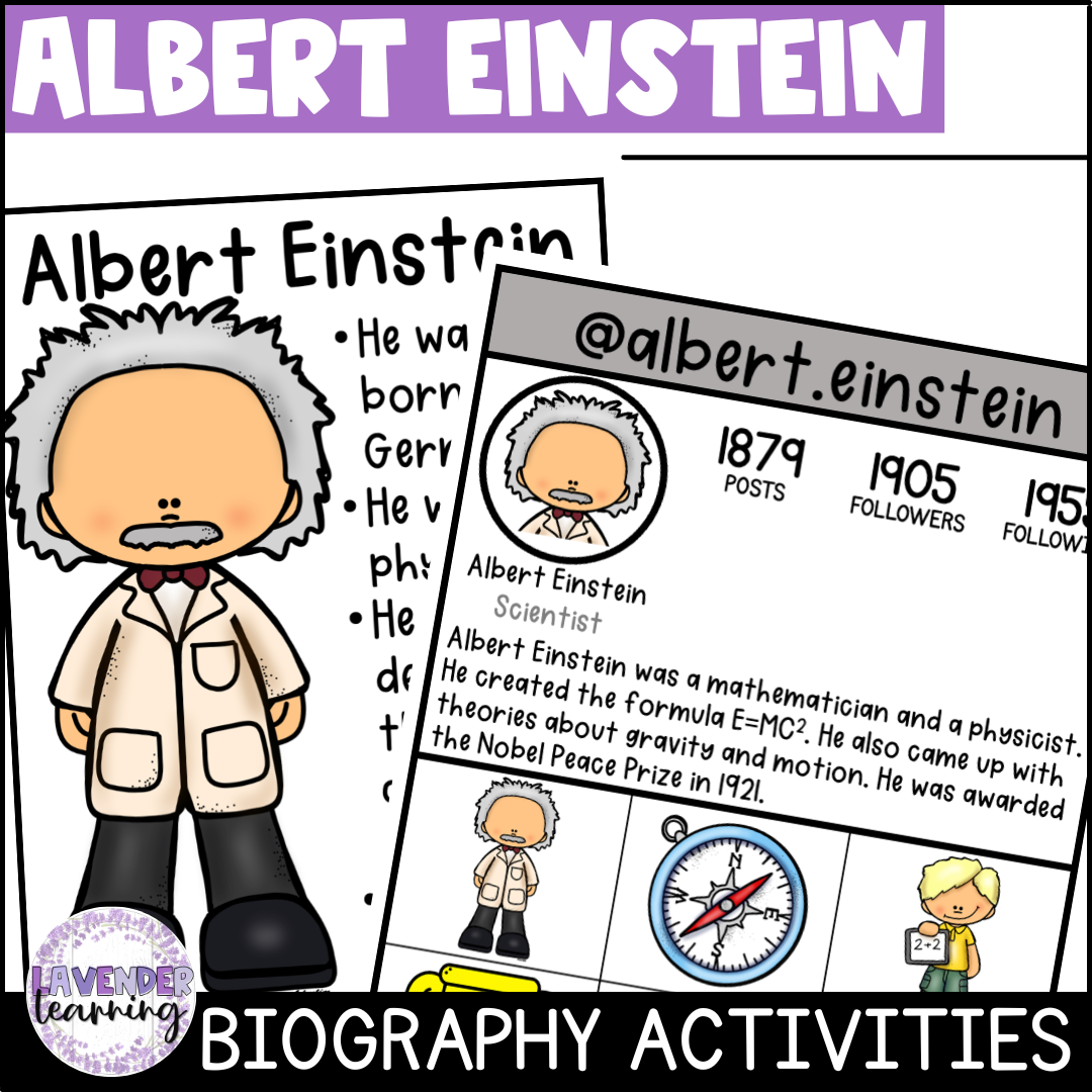 Albert Einstein Printable Worksheets