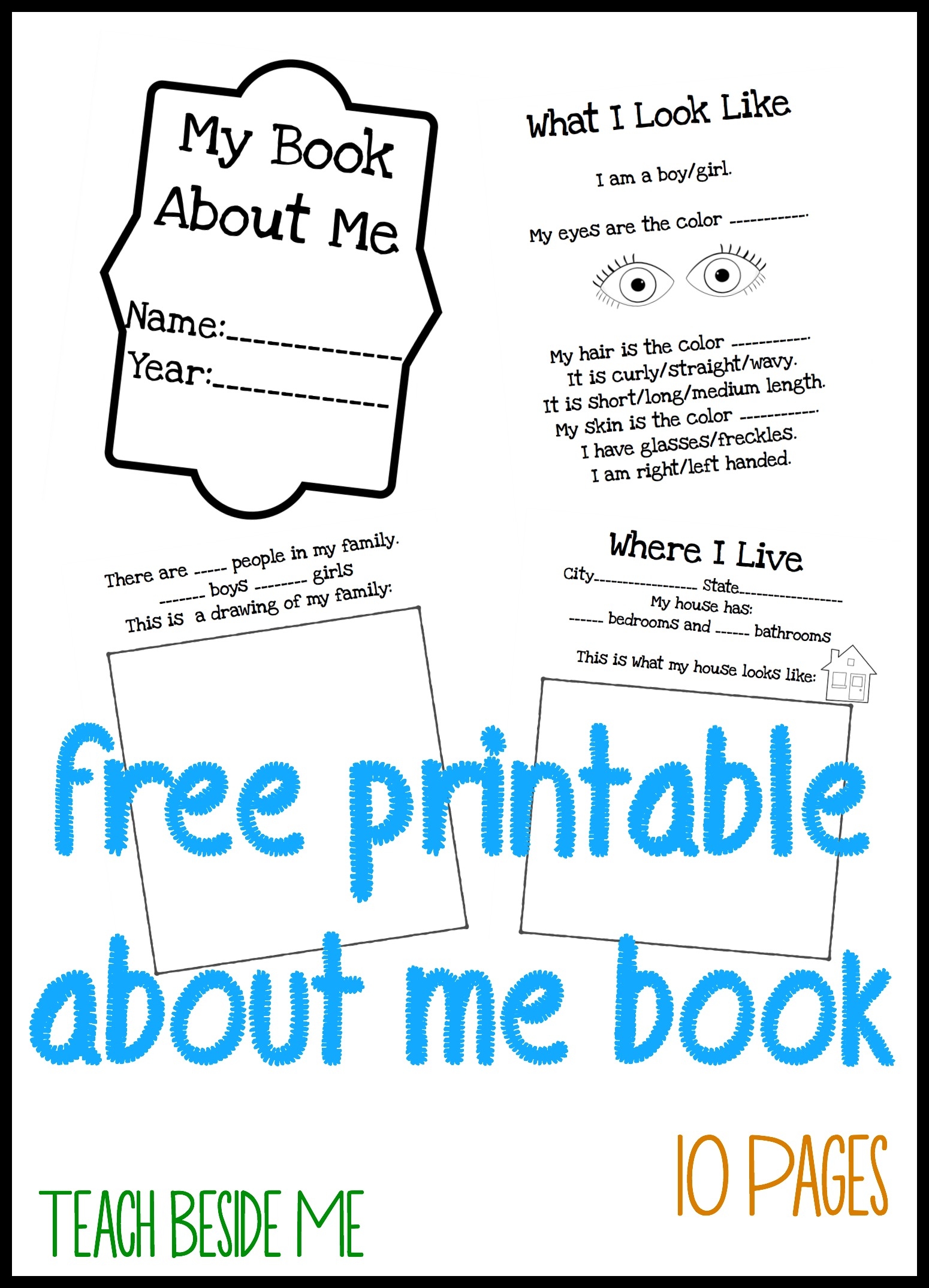Preschool Printable Book