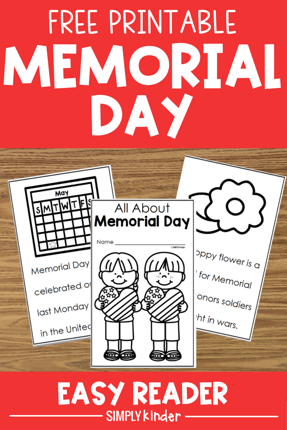 Printable Memorial Day Worksheets For Kindergarten