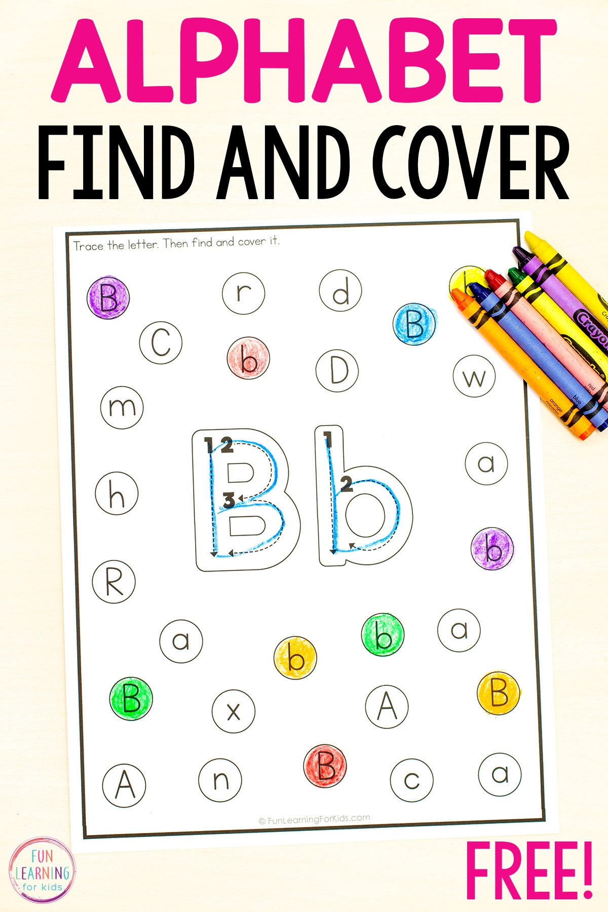 Alphabet Find And Cover The Letter Worksheets Alphabet Find And Cover The Letter Worksheets