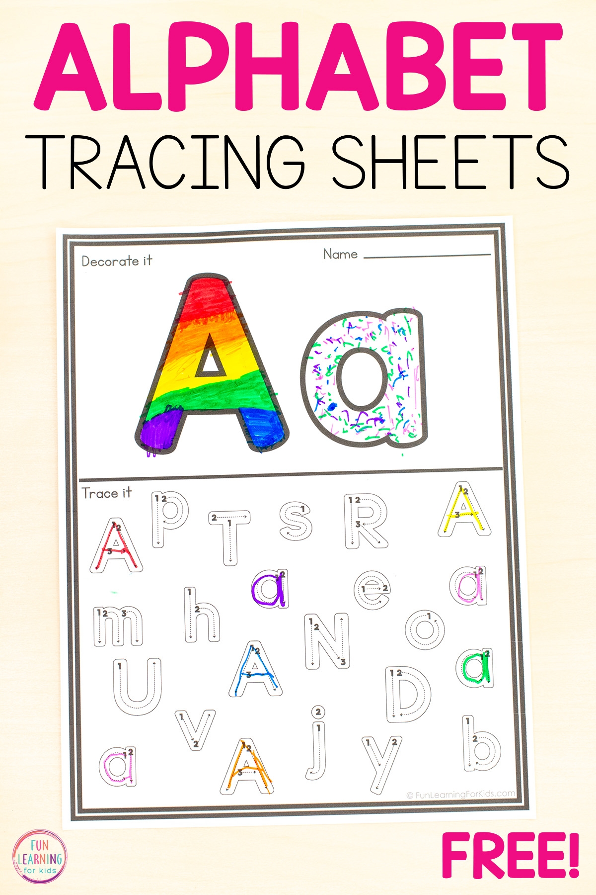 Printable Alphabet Letter Tracing Worksheets Printable Alphabet Letter Tracing Worksheets