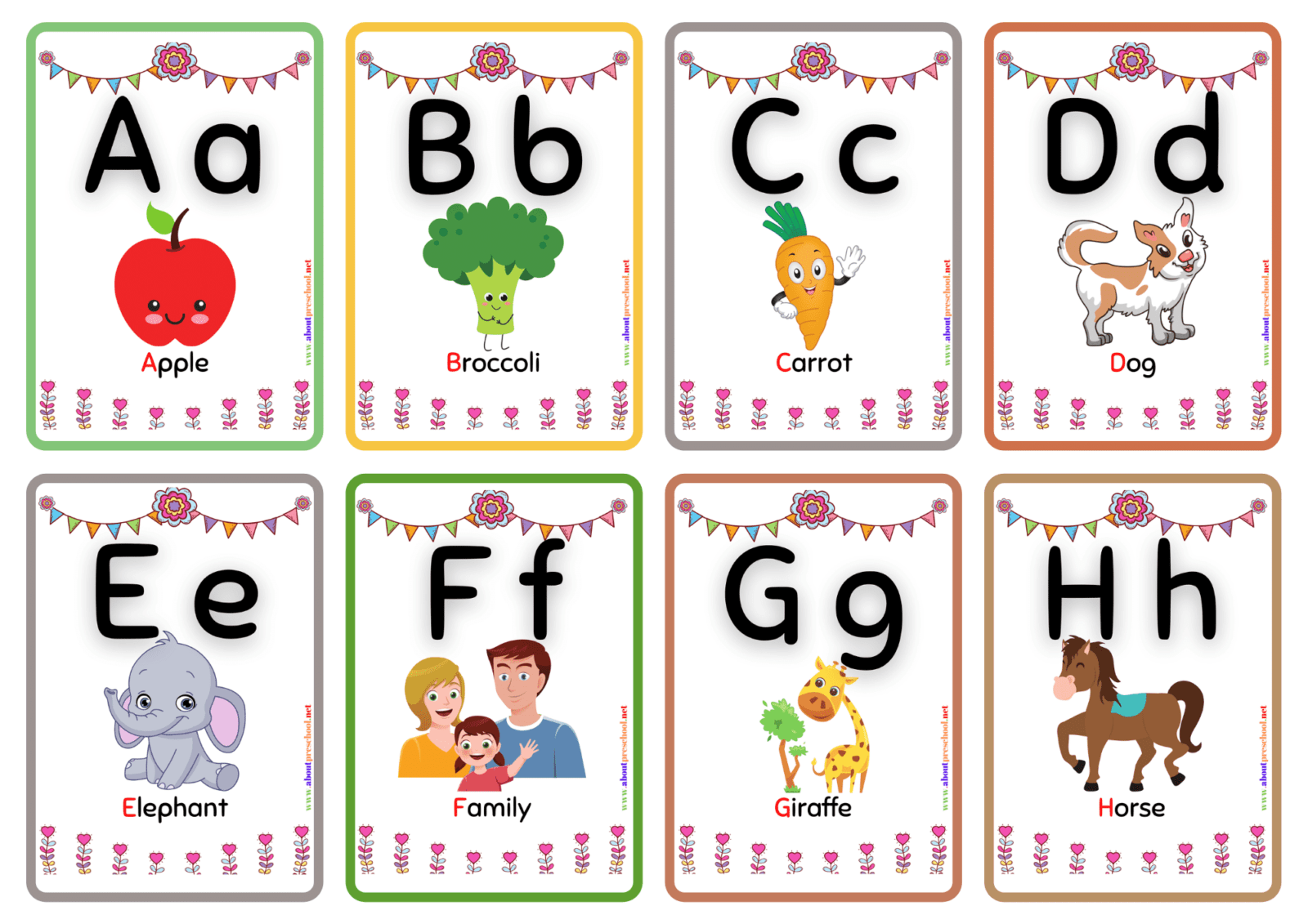 Printable Letter Cards Preschool Printable Letter Cards Preschool