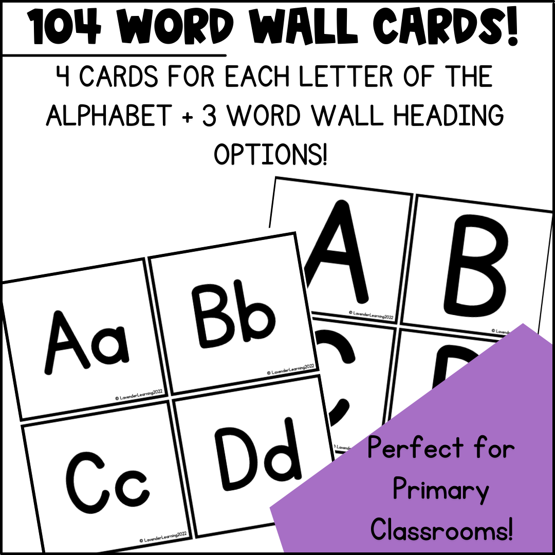 Alphabet Letter Sounds Word Wall Cards W Pictures For Preschool U0026 Kindergarten