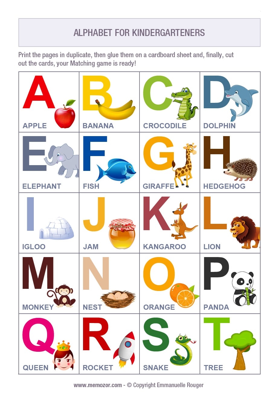 Free Printable Preschool Letter Matching Games Free Printable Preschool Letter Matching Games