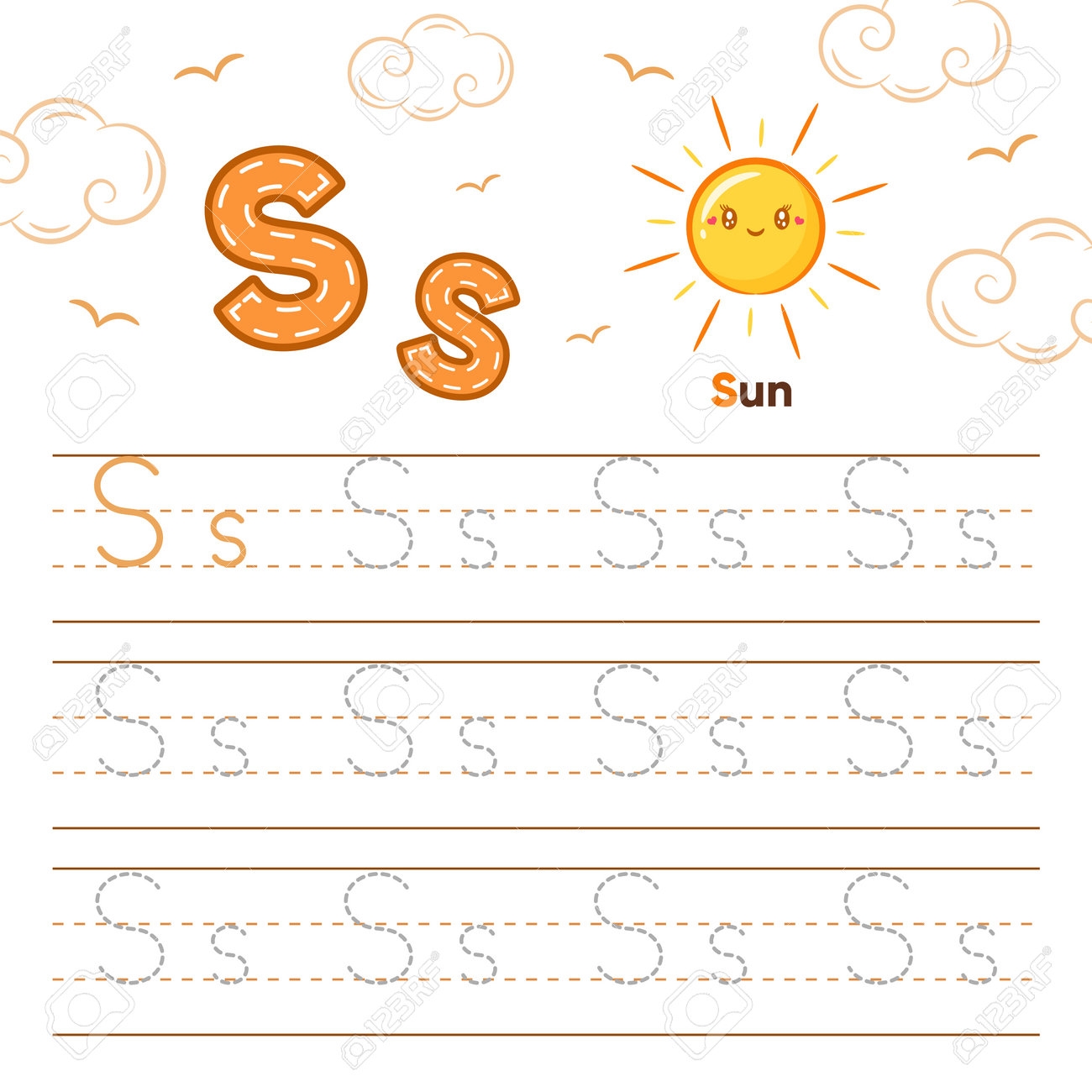 Alphabet Worksheet Letter S Learning With Cute Sun Drawing Royalty Free SVG Cliparts Vectors And Stock Illustration Image 182145160 Alphabet Worksheet Letter S Learning With Cute Sun Drawing Royalty Free SVG Cliparts Vectors And Stock Illustration Image 182145160