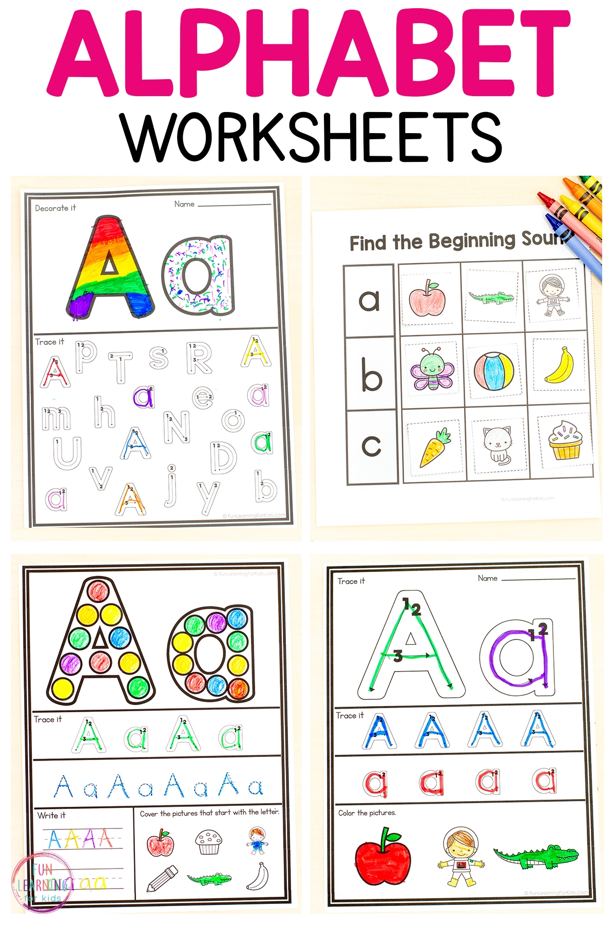 Preschool Free Printable Alphabet Worksheets