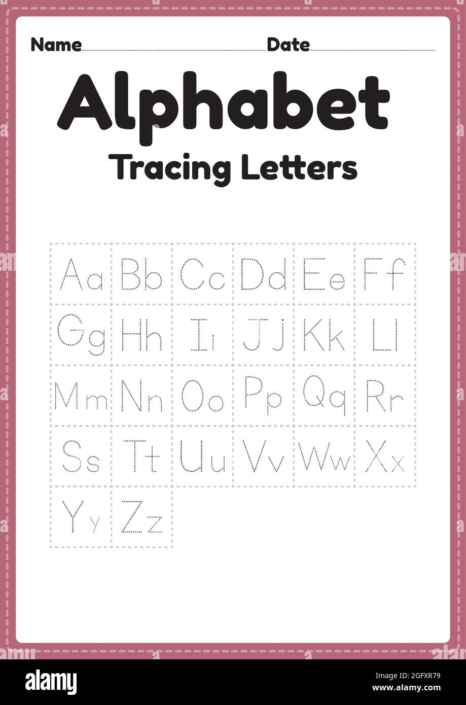 Prek Alphabet Worksheets Prek Alphabet Worksheets