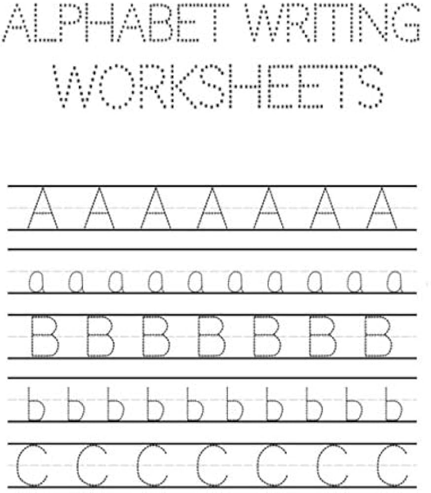 Alphabet Writing Worksheets ABC Writing Practice Books For Preschool alphabet Writing Practice A To Z Tracing Worksheets Alphabet Writing Worksheets ABC Writing Practice Books For Preschool alphabet Writing Practice A To Z Tracing Worksheets