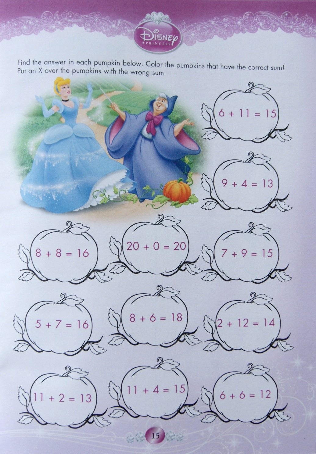 Amazon Disney Princess Addition U0026 Subtraction Workbook Office Products Amazon Disney Princess Addition U0026 Subtraction Workbook Office Products