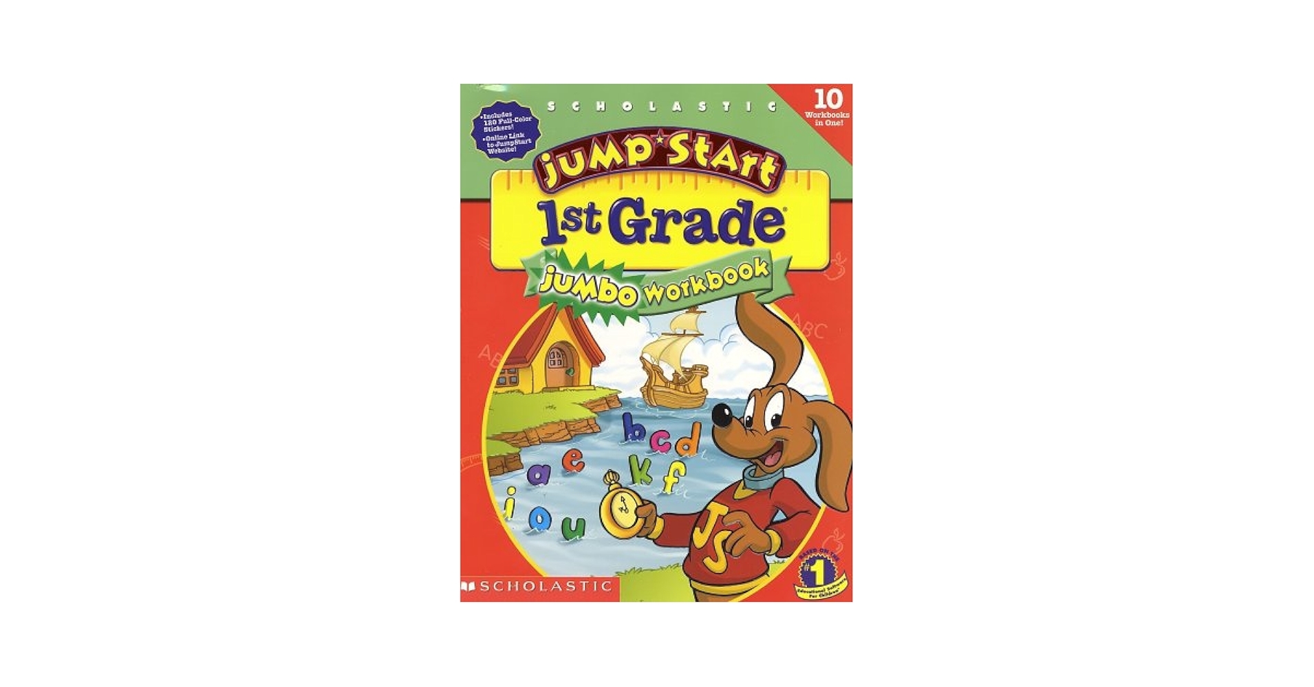 Amazon Jumpstart 1st Gr Jumbo Workbook 9780439164092 Del Sur Duendes Books
