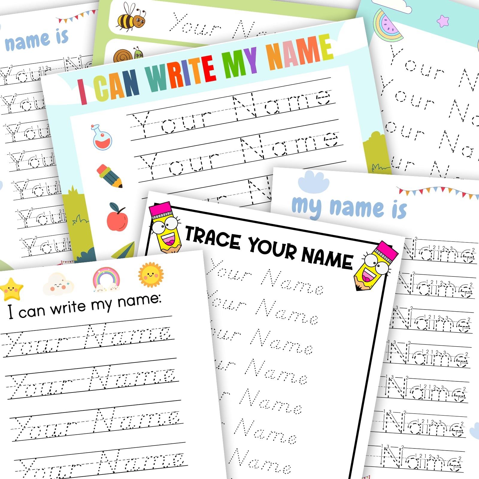 Amazon Personalized Name Writing Practice Cusotm Name Tracing Amazon Personalized Name Writing Practice Cusotm Name Tracing
