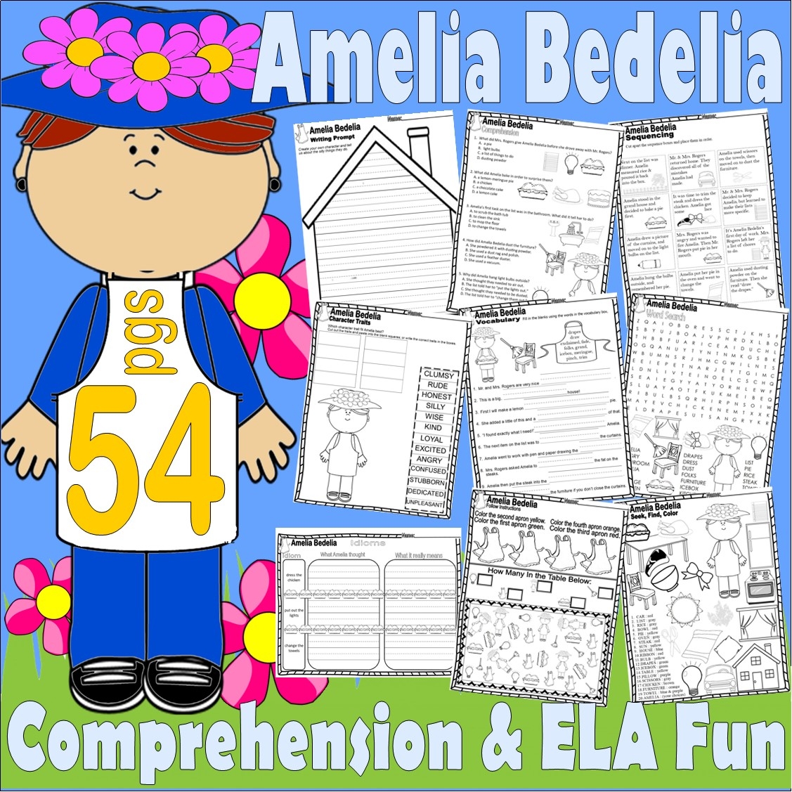 Amelia Bedelia Read Aloud Book Study Companion Reading 