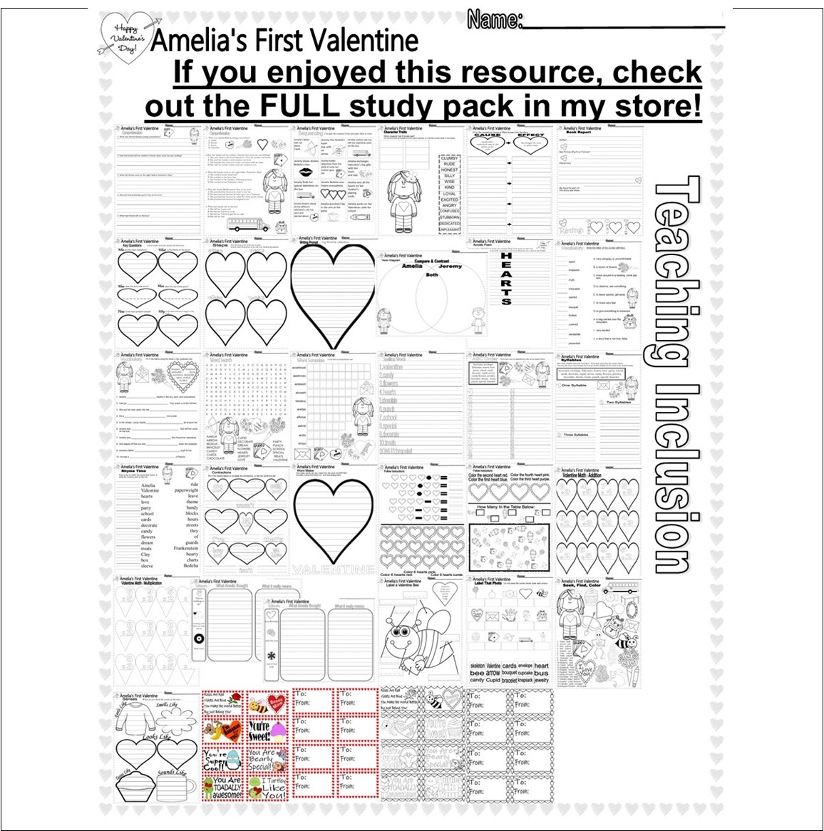 Amelia Bedelia s First Valentine Idioms Worksheets Speech SLP