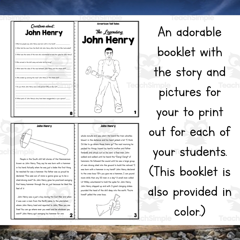 American Tall Tales The Legendary John Henry By Teach Simple