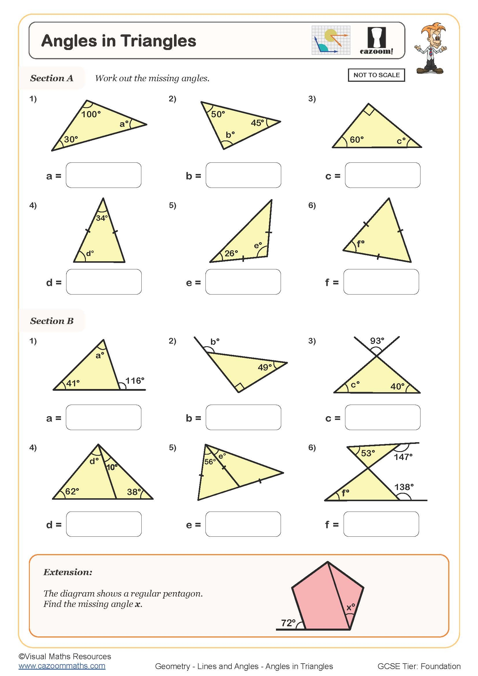 3rd Grade Angles Worksheets Free