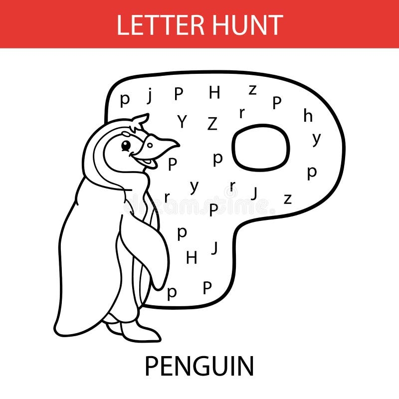 Animal Letter Hunt Penguin Stock Vector Illustration Of Material 109746799 Animal Letter Hunt Penguin Stock Vector Illustration Of Material 109746799