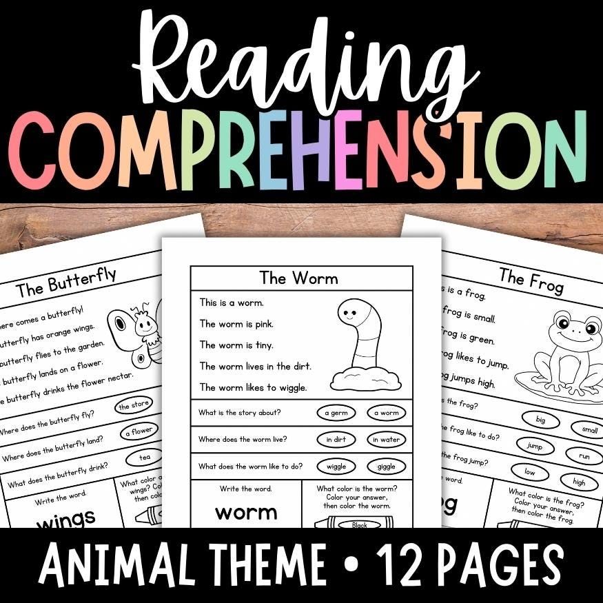 Kindergarten Reading Worksheets Free Printables