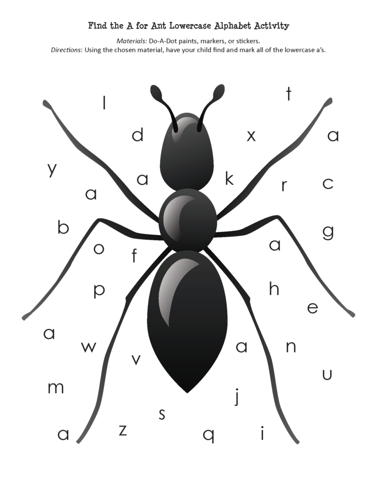 Ant Printables Pack Gift Of Curiosity