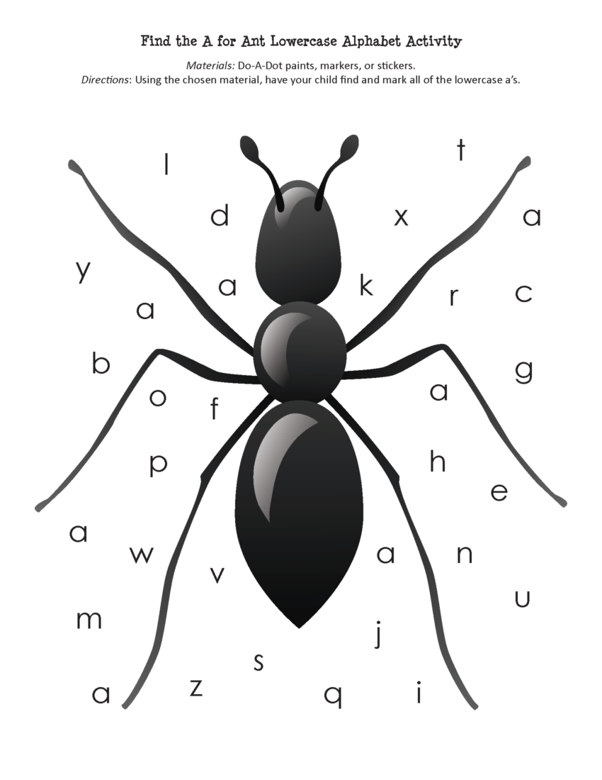 Ant Printables Pack Gift Of Curiosity