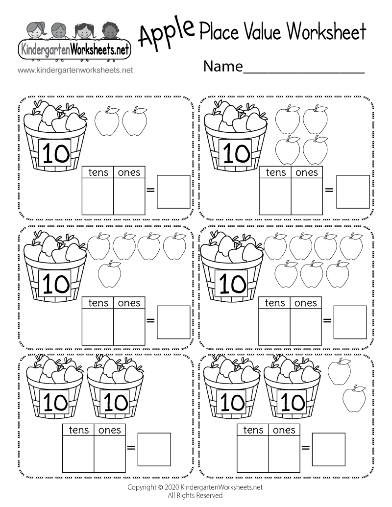 Apple Place Value Worksheet Free Printable Digital U0026 PDF