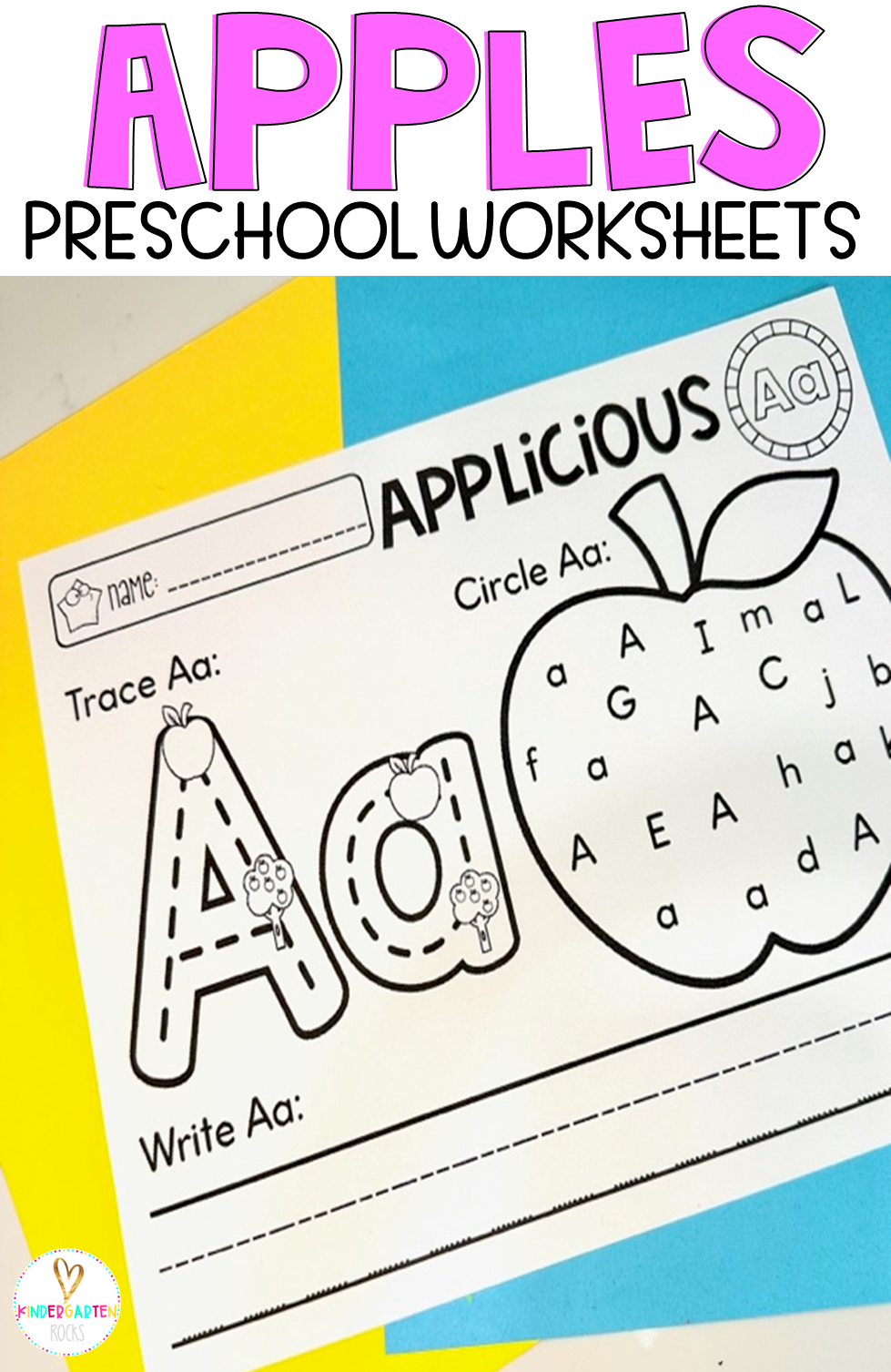 Printable Apple Preschool