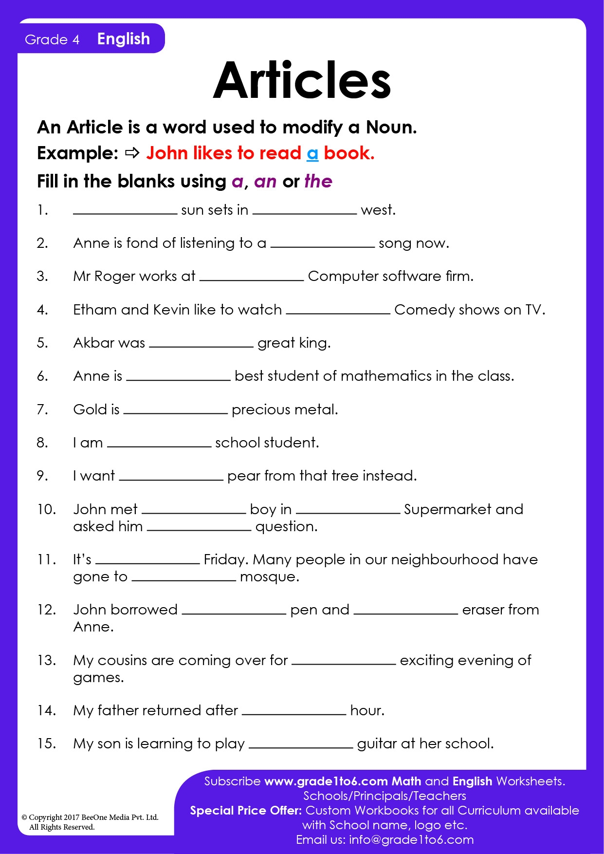 4th Grade Grammar Printable Worksheets Free 4th Grade Grammar Printable Worksheets Free