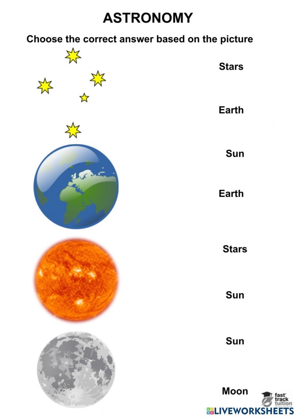 Free Printable Astronomy Worksheets Free Printable Astronomy Worksheets