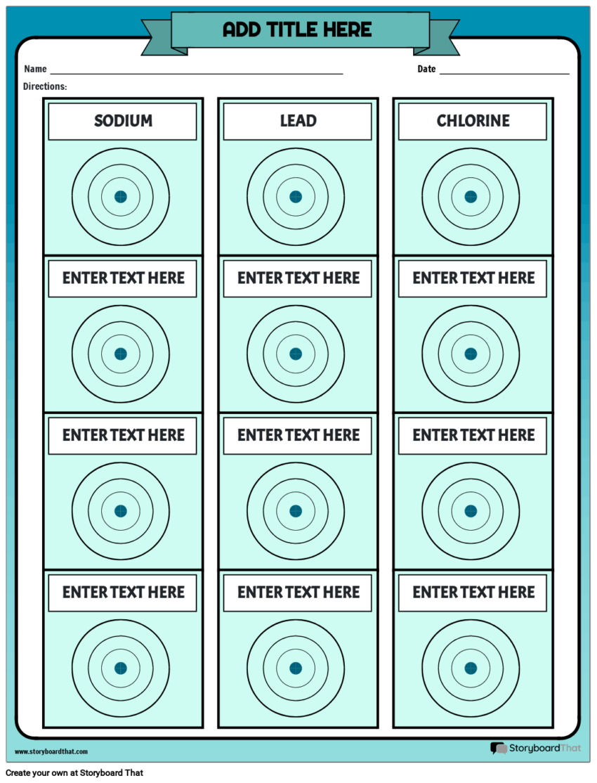 Atoms Molecules Worksheets Free Science Tools