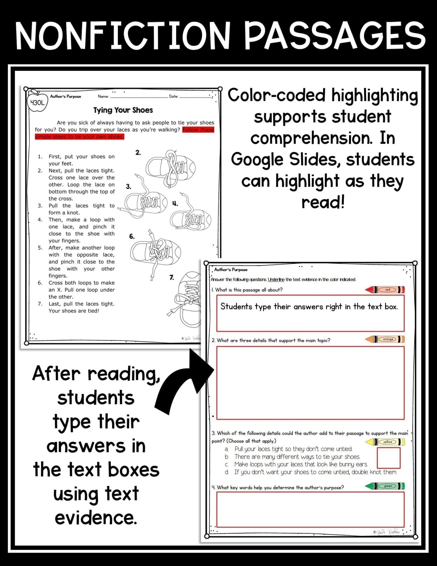 Close Reading Comprehension Worksheets Close Reading Comprehension Worksheets